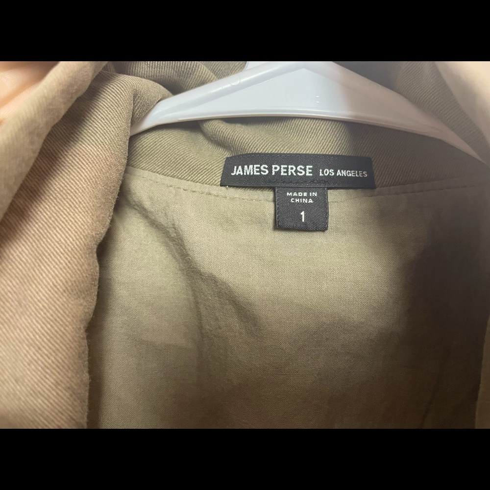 Designer Jacket for women - James Perse - camouflage print jacket, size 1